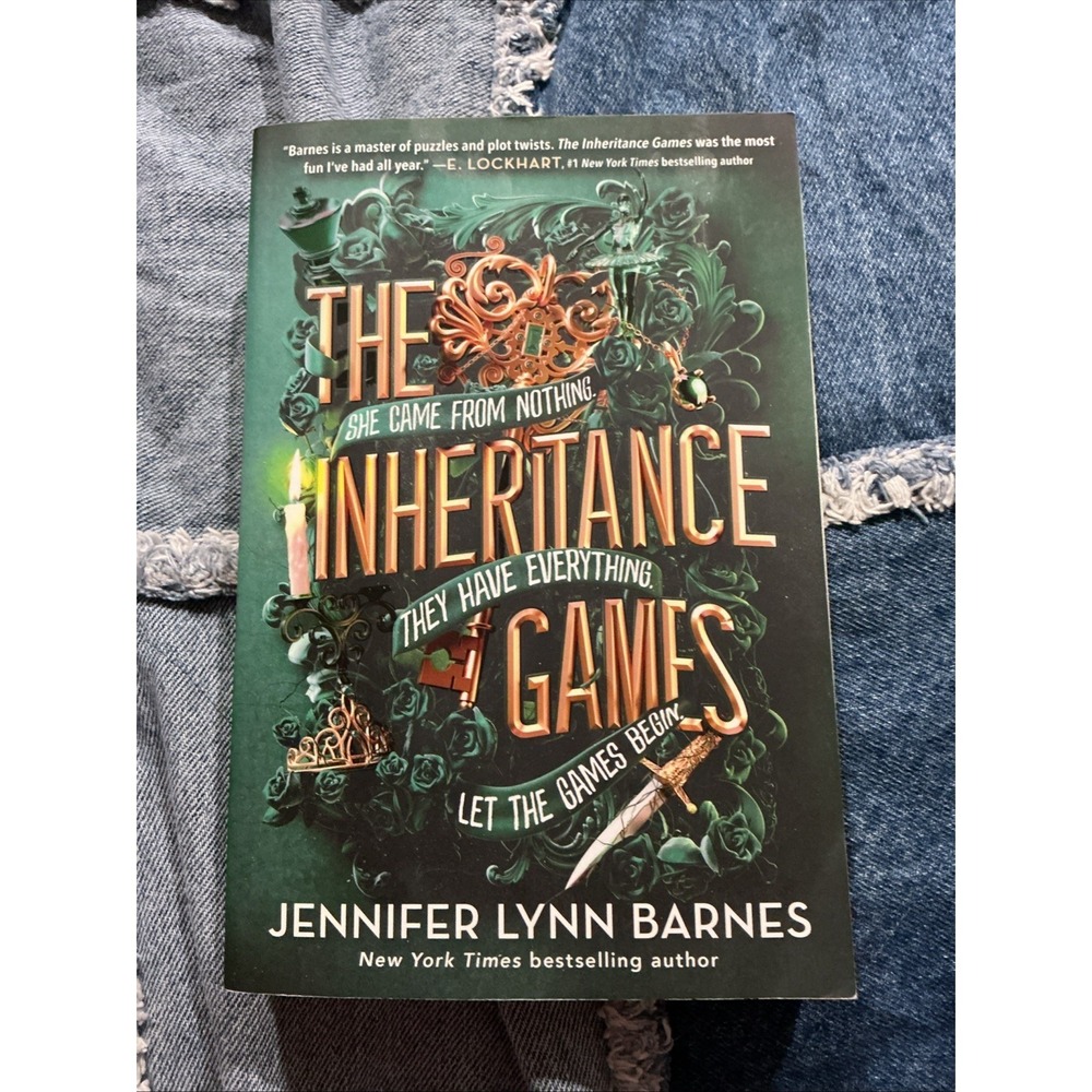 Inheritance Games by Jennifer Lynn Barnes (2021, Trade Paperback)